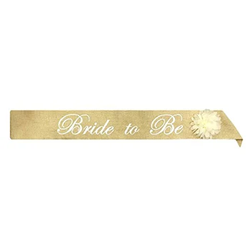 

10pcs/lot Bride To Be Burlap Sash for Hen Party Bridal Shower-Bachelorette Sash, Wedding Party Favors Accessories Decorations