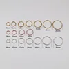 Golden/Gold color/Rose Gold color/Black/925 Sterling Silver Simple Ear Bone Hoop Earrings Mini Small Round Circle Earrings Hoops ► Photo 1/6