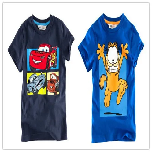Baby T-shirt Cartoon patterns kids Korean style Summer need new design Fit 2-6 years boys | Мать и ребенок
