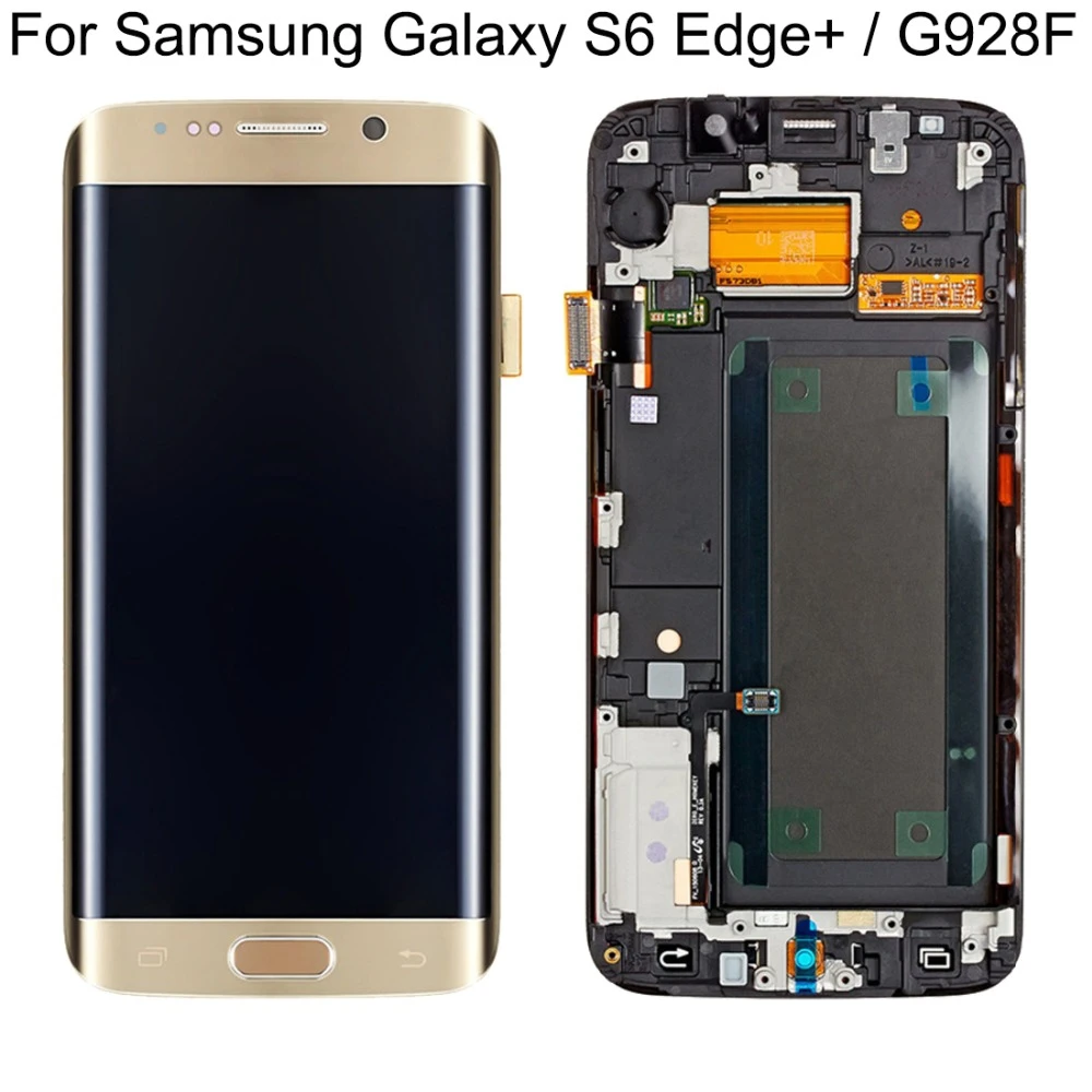 Pantalla LCD Original + Panel táctil con para Samsung Galaxy S6 Edge repuesto, accesorios, nuevo|Pantallas LCD para teléfonos móviles| - AliExpress