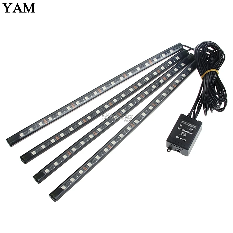 18smd/ 12smd на / 9smd авто светодиодные ленты RGB 12В 6000К светодиодная лента под автомобиля трубка Underglow днища система Неон свет комплект 18smd/ 12smd на / 9smd авто светодиодные ленты RGB 12В 6000К светодиодная лента под автомобиля трубка Underglow днища система Неон свет комплект