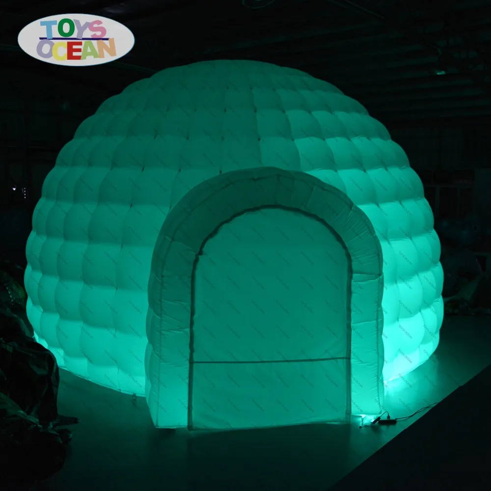 

Inflatable Igloo With LED Lighting Dome tent For Party