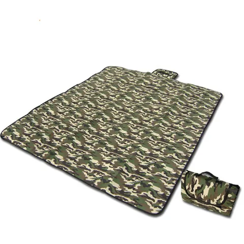 Esteira de Piquenique ao ar Cobertor à Prova Camuflagem Livre Umidade Almofada Piso Rastejando Tenda Praia Tress Dormir Acampamento Dwaterproof Água