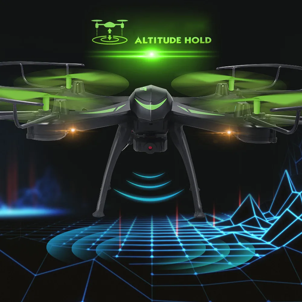 

JJRC 2017 New H98WH (WiFi fixed mode) aircraft RC Quadcopter WIFI FPV 2.4Ghz 4CH 6-axis Drone HD Camera Black AG9 p30