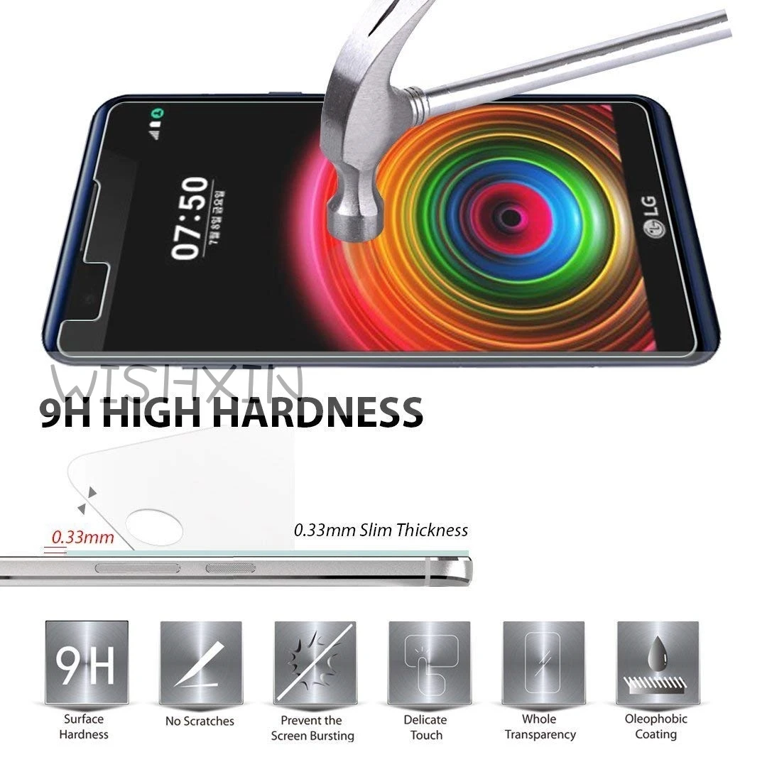 Закаленное стекло для LG X power K220DS 2 шт. защитная пленка экрана Power K220 DS K210 K 210 220