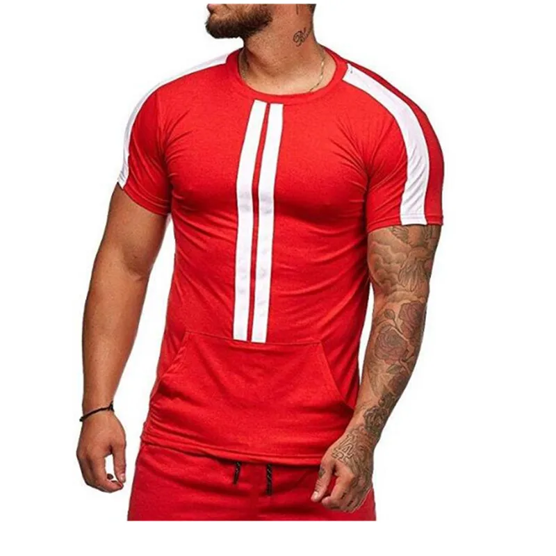 

2019 Men's Basic Tops Tees High quality brand men T-shirt casual short sleeve o-neck fashion shirt men tees shirt men