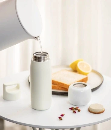 Xiaomi mijia сопроводительная изоляционная чашка 450mL316 из Нержавеющей Стали Портативная чашка Чайный фильтр дизайнерская кружка 12 часов изоляции