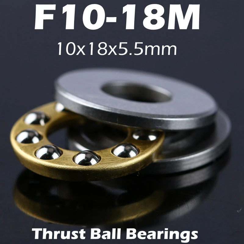 F10-18M 10x18x5,5 mm Drucklager Axial Rillenkugellager, 2,40