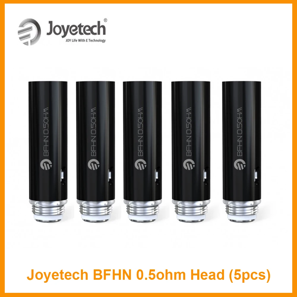 

5pcs/lot 100% Original Joyetech BFHN Coil 0.5ohm Head For Joyetech eGo Aio ECO Kit Replacement Coil Electronic Cigarette
