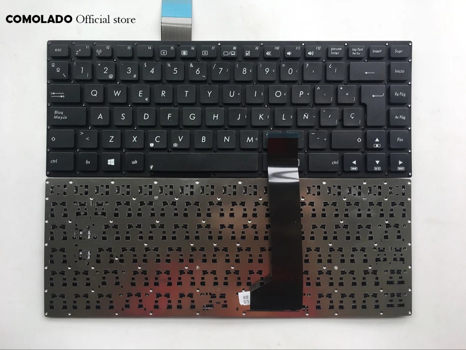 

SP Spanish Keyboard For ASUS K46 K46CA K46CB K46CM S46C S46CB S46CM S46CA black Without Frame keyboard SP Layout