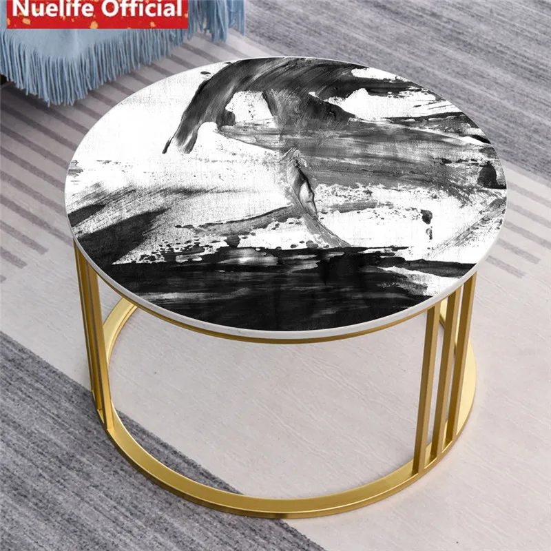 

Black and white paint texture pattern desktop protective film table coffee table sticker waterproof self-adhesive wall stickers