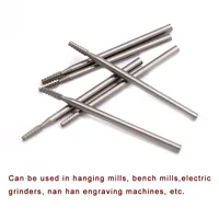 נתב bit ווד כלים 6pcs סגסוגת טונגסטן פלדת זית חריטת אמבר סכין גילוף נתב ניגרים מיל סוף Bit ווד כלים גַיֶצֶת XieY (5)