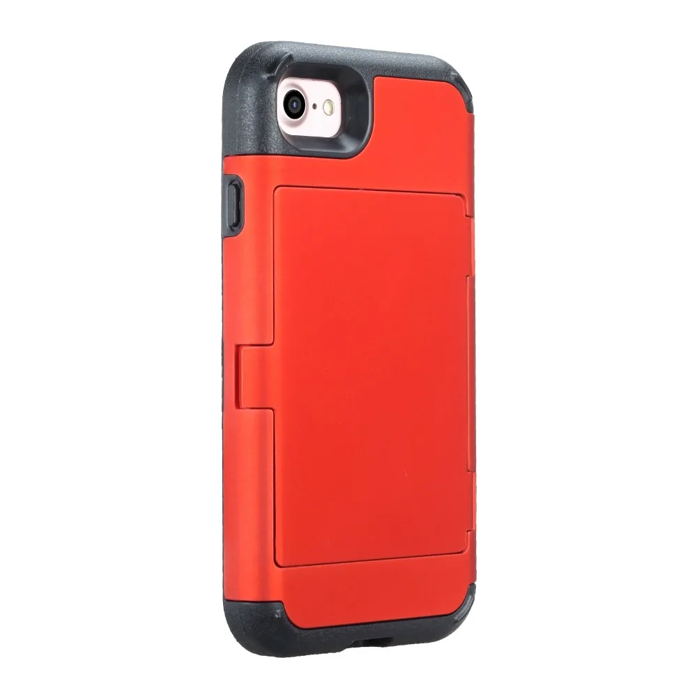 For iPhone 8 with Card Holder Wallet Case with Credit Card Holder Slim