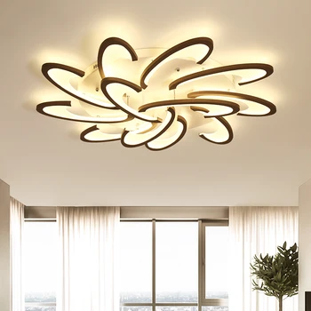 

New Design Acrylic Modern Led Ceiling chandelier For Living Room Bedroom lampe plafond avize Indoor led chandelier lustres