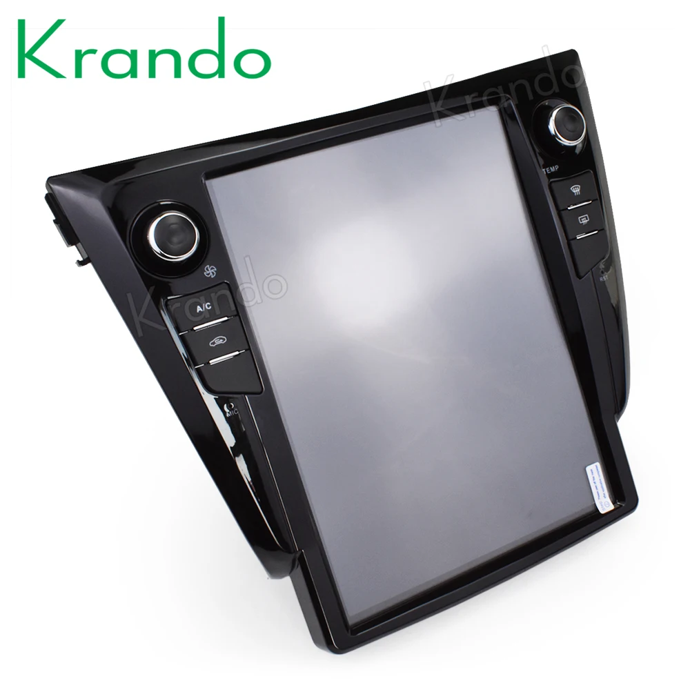 Perfect Krando Android 8.1 12.1" Vertical screen car headunit radio navigation multimedia system for Nissan X-TRAIL Qashqai 2013-2017 3