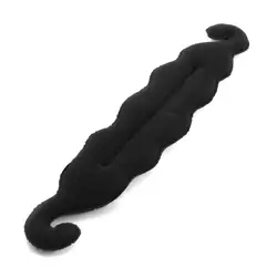 Черный конский хвост оплетка держатель Пенящийся dango прибор для завивки волос Парикмахерская