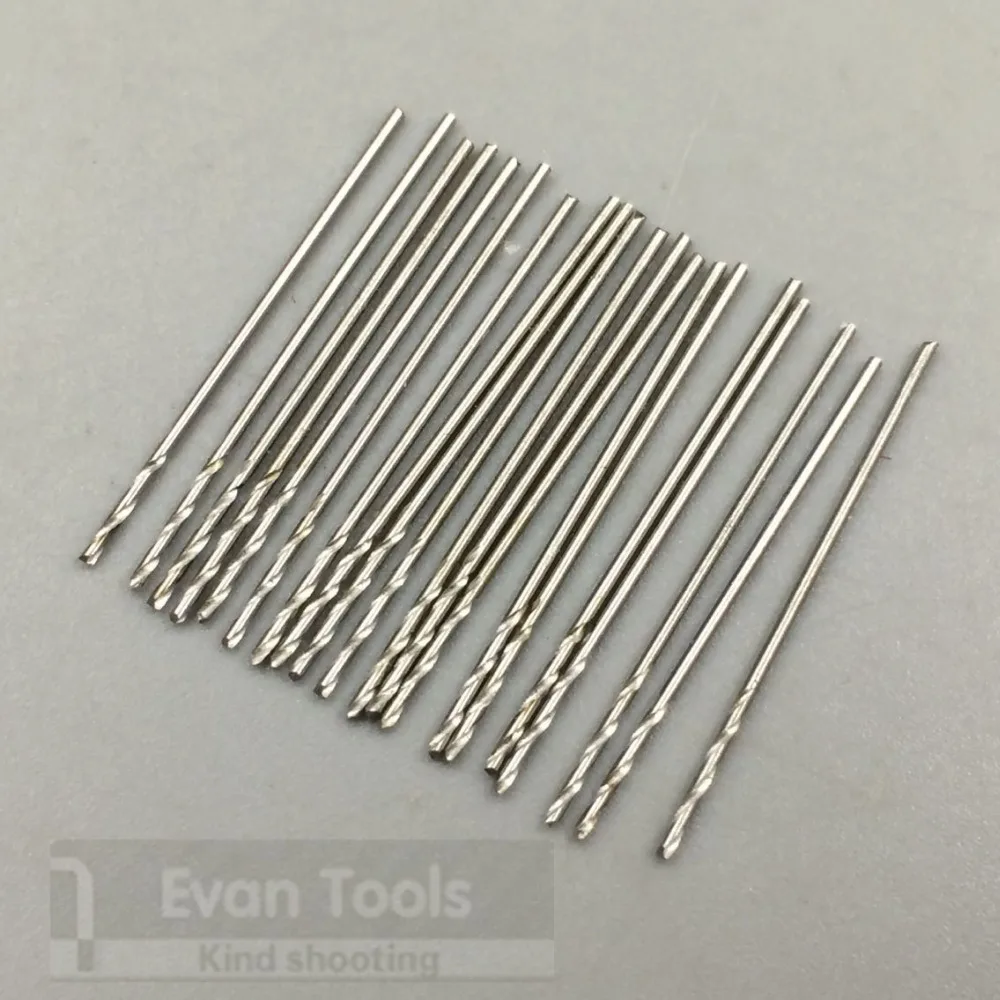 HSS straight shank twist drills 0.7mm drill micro GB6134 twist 20 sets