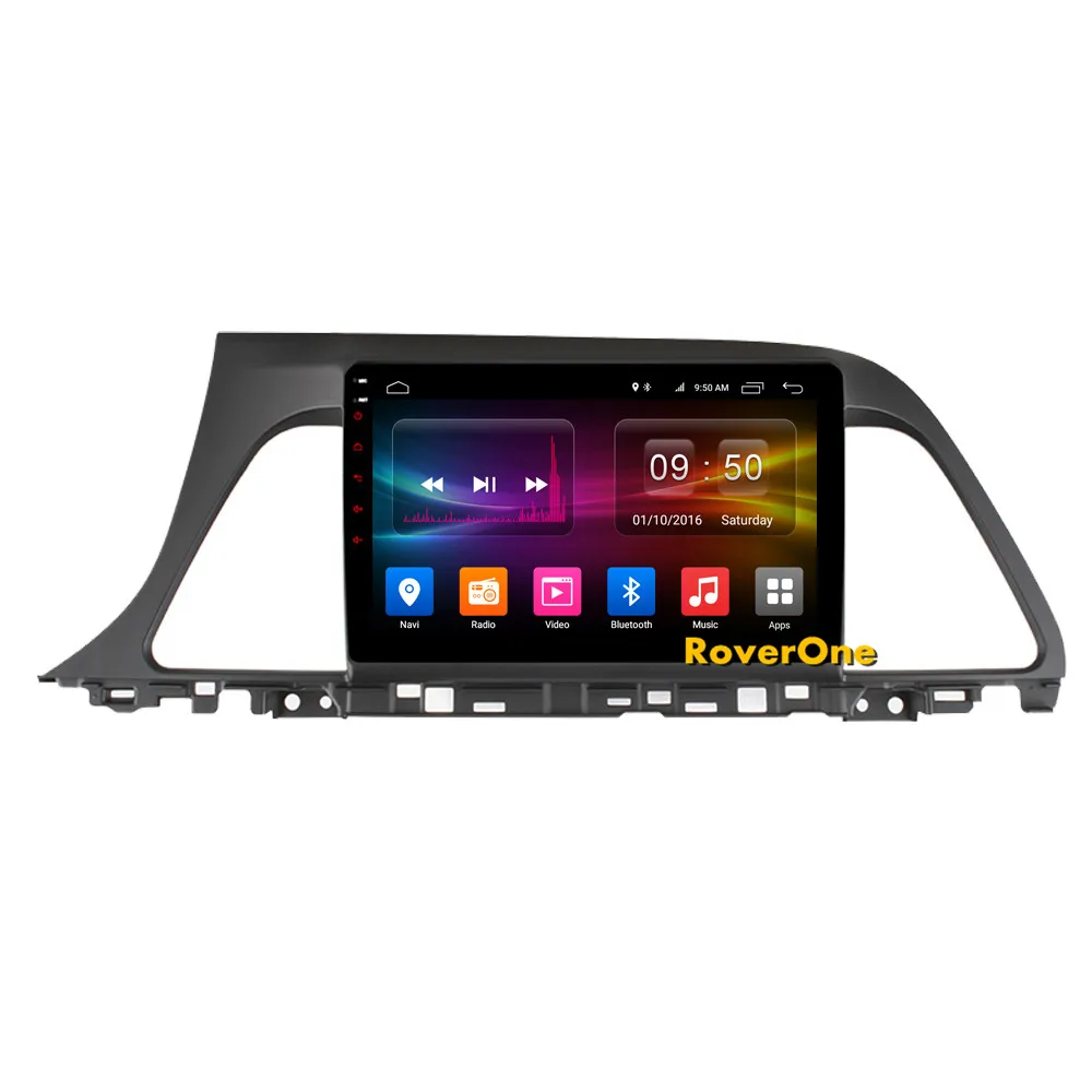 Excellent RoverOne Android 9.0 Car Multimedia System For Hyundai Sonata 9 LF 2015 - 2017 Octa Core 4G+32G Radio GPS Navigation DSP Player 5