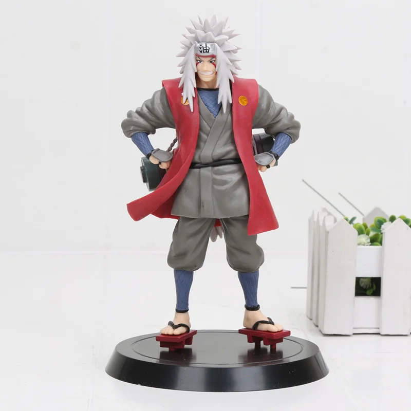 14 см Наруто Shippuden намикадзэ Минато Jiraiya Хината сенджу хаширама Тобирама Наруто Рисунок ПВХ фигурку игрушки - Цвет: Jiraiya opp bag