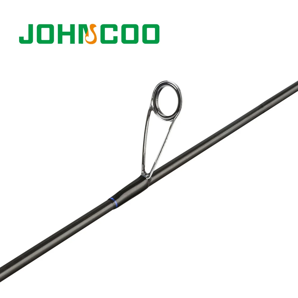 JOHNCOO 2017 1.92 m إغراء الصيد قضيب كومبو سريع العمل UL/L 2 نصائح الغزل قضيب القفز الصيد قضيب 2 أقسام إغراء شحن مجاني