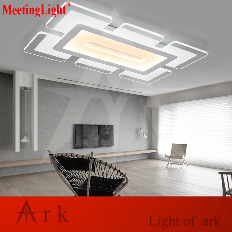 

Meetinglight Modern Sky City Ultra-thin Led dimming RC Ceiling lamp,Ultrathin living room bedroom restaurant Led Ceiling lgihts