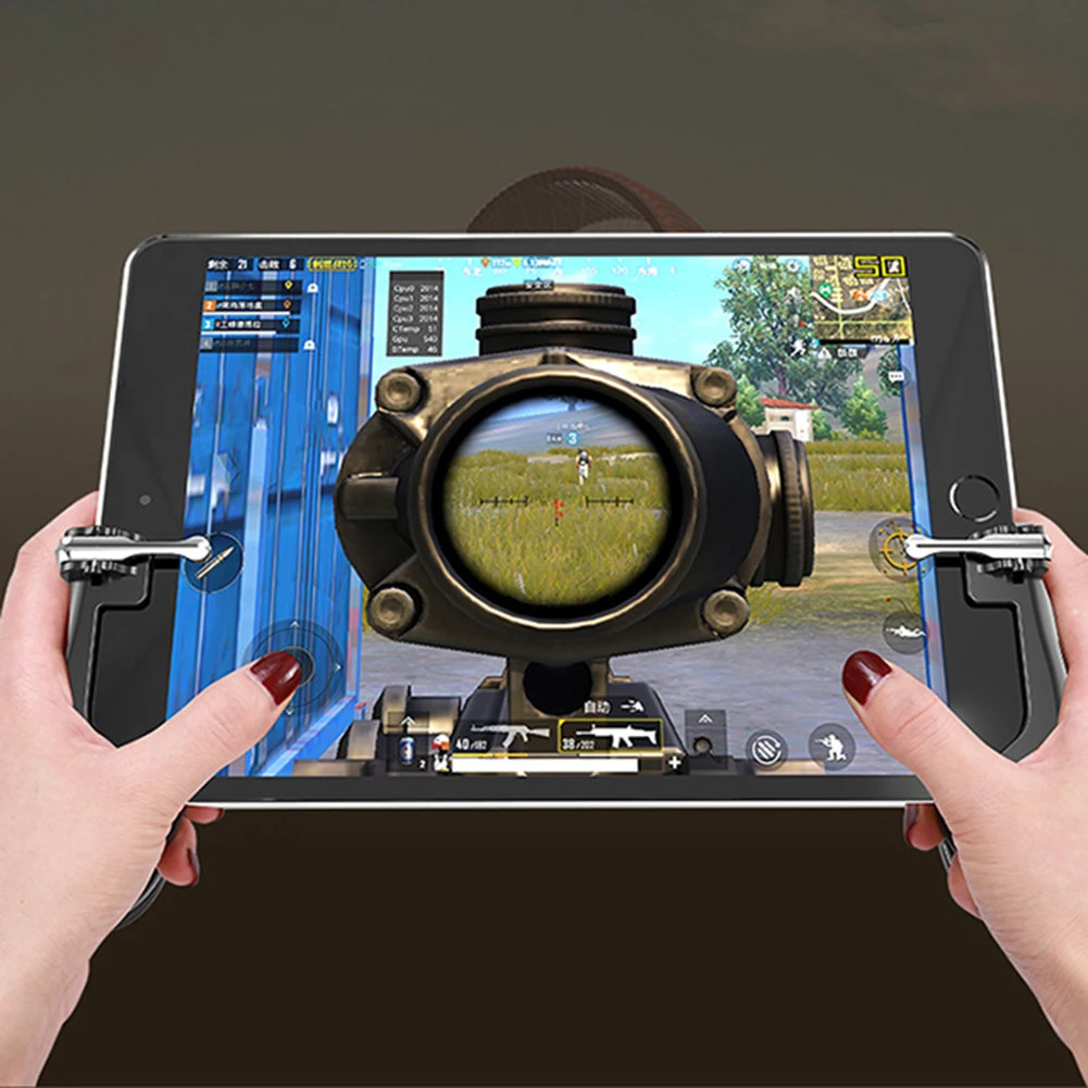  Pubg Mobile Gamepad Pubg Controller for Phone L1R1 Grip with Joystick / Trigger L1r1 Pubg Fire Butt