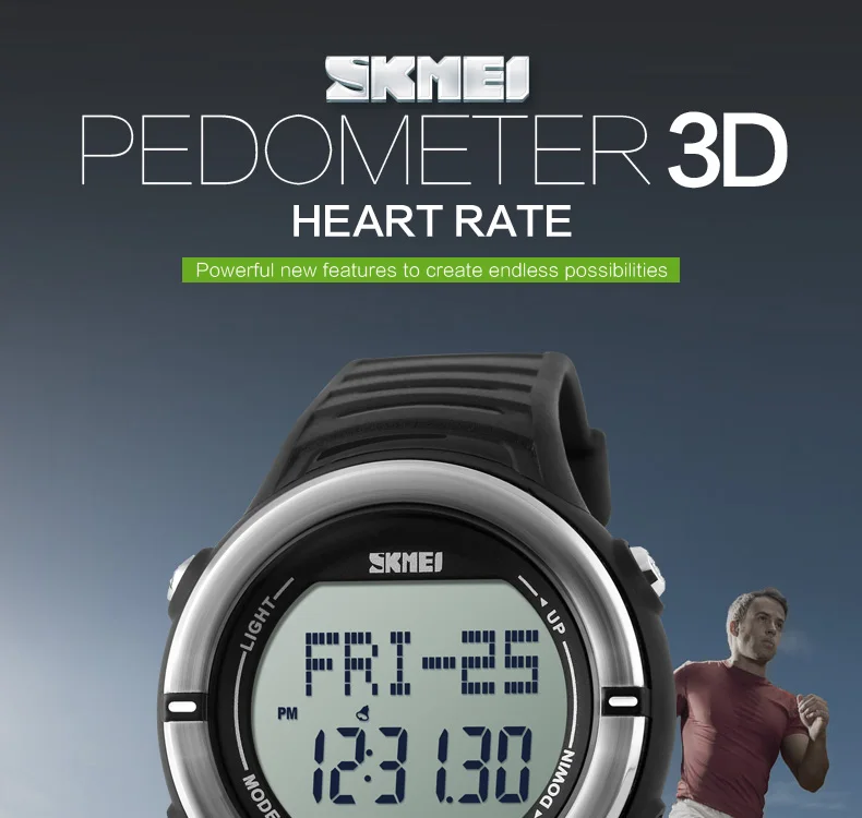 SKMEI новые мужские часы спортивные цифровые наручные часы светодиодный Будильник Подсветка водонепроницаемые часы Relogio Masculino наручные часы