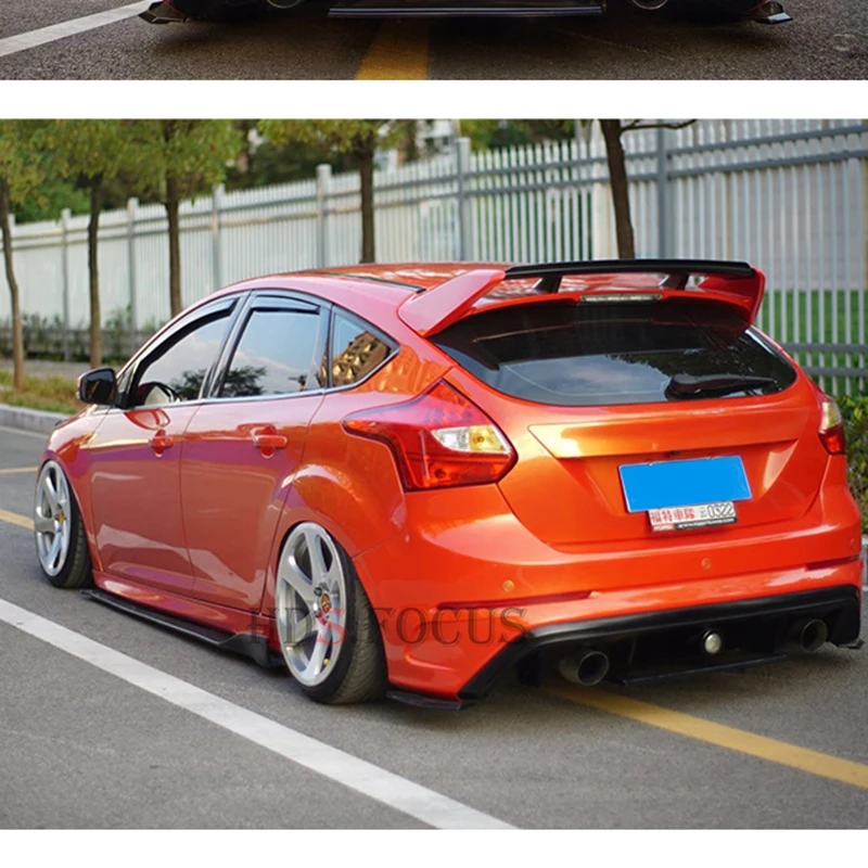 Спойлер для Ford Focus 2012 2013 2014 2015 АБС-пластик неокрашенный задний спойлер крышка