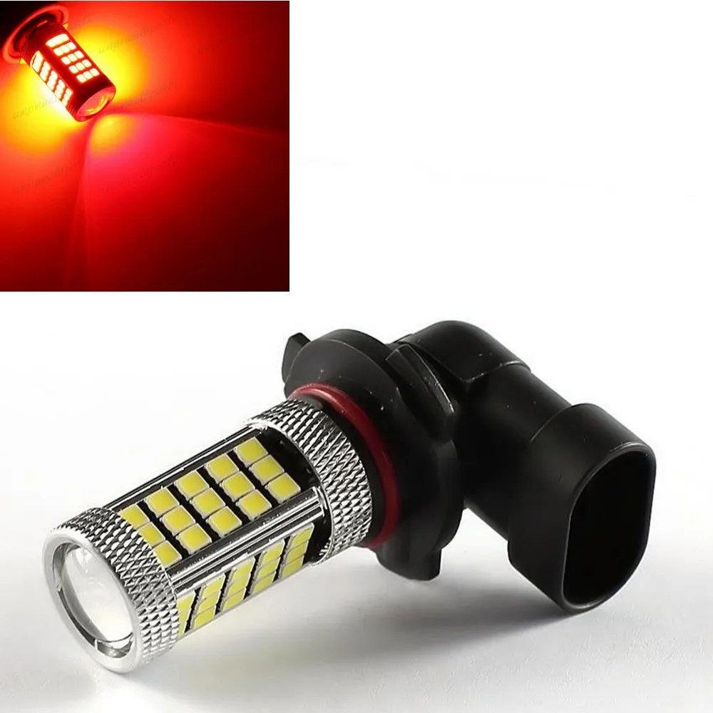 

63 66 SMD LED 9005 HB3 P20d Tail Lamp Car 12V Bright Than 33 SMD Red Front DRL Bulb Auto Driving Fog Daytime Running Light