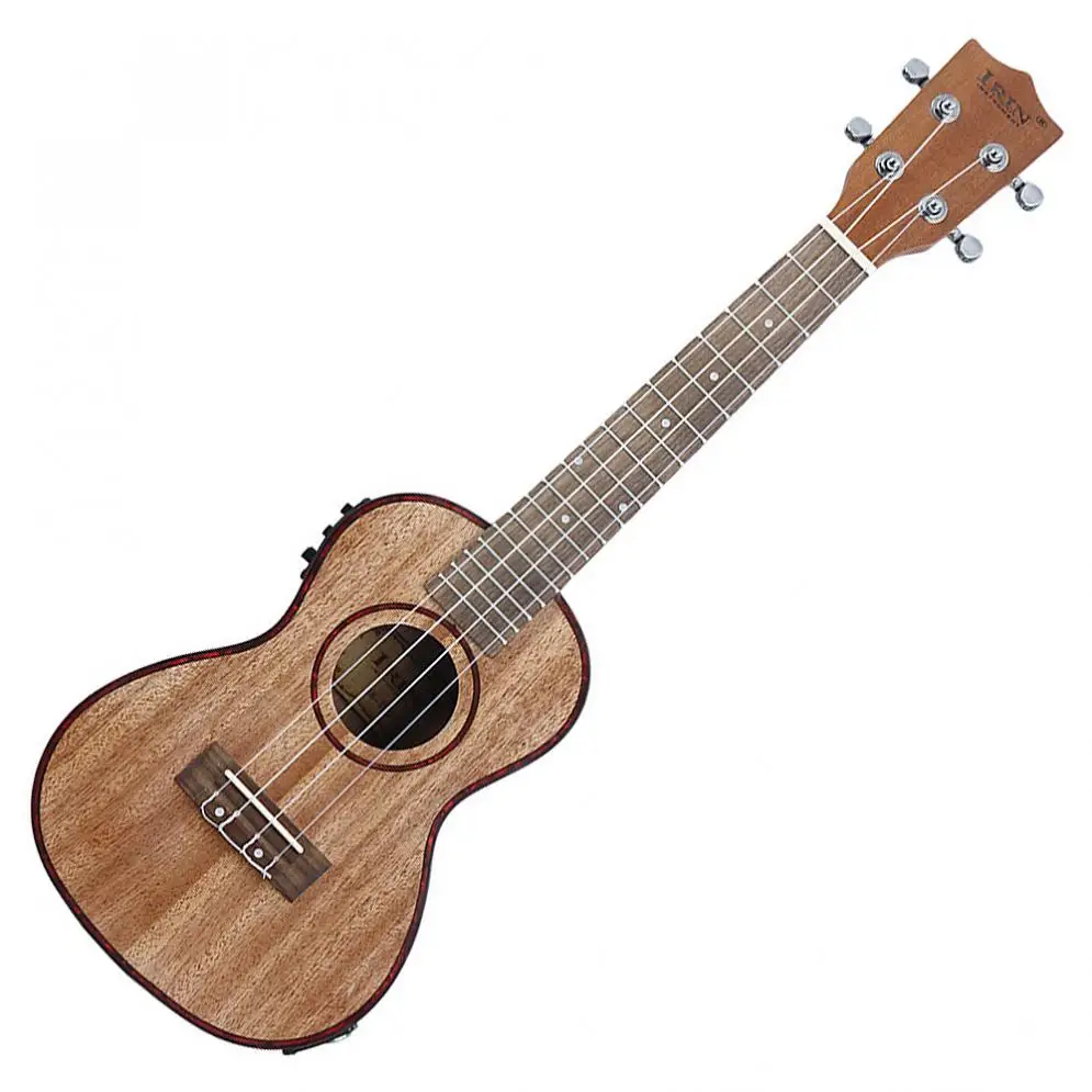 Havaiana com Captador Eletroacústico de 24 Abalone com 4 Cordas de 18 Ukulele Pol. Fret Guitarra Embutido eq - Image 4