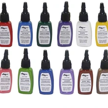 Перманентный макияж железа тату бабочка комплект чернил 15 видов цветов C117 крови тату набор краски 15 мл