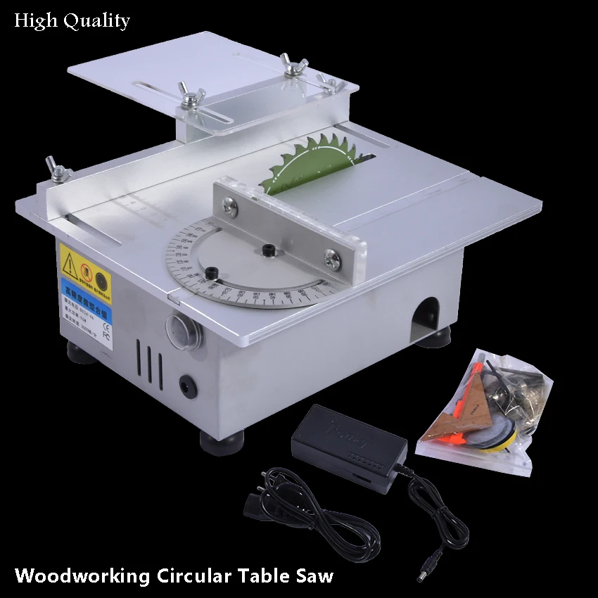 New Multifunction Mini Table Handmade Woodworking Bench Lathe Electric Saw High Precision Table Saw DC 24V 7000RPM 100W 1.5-10mm