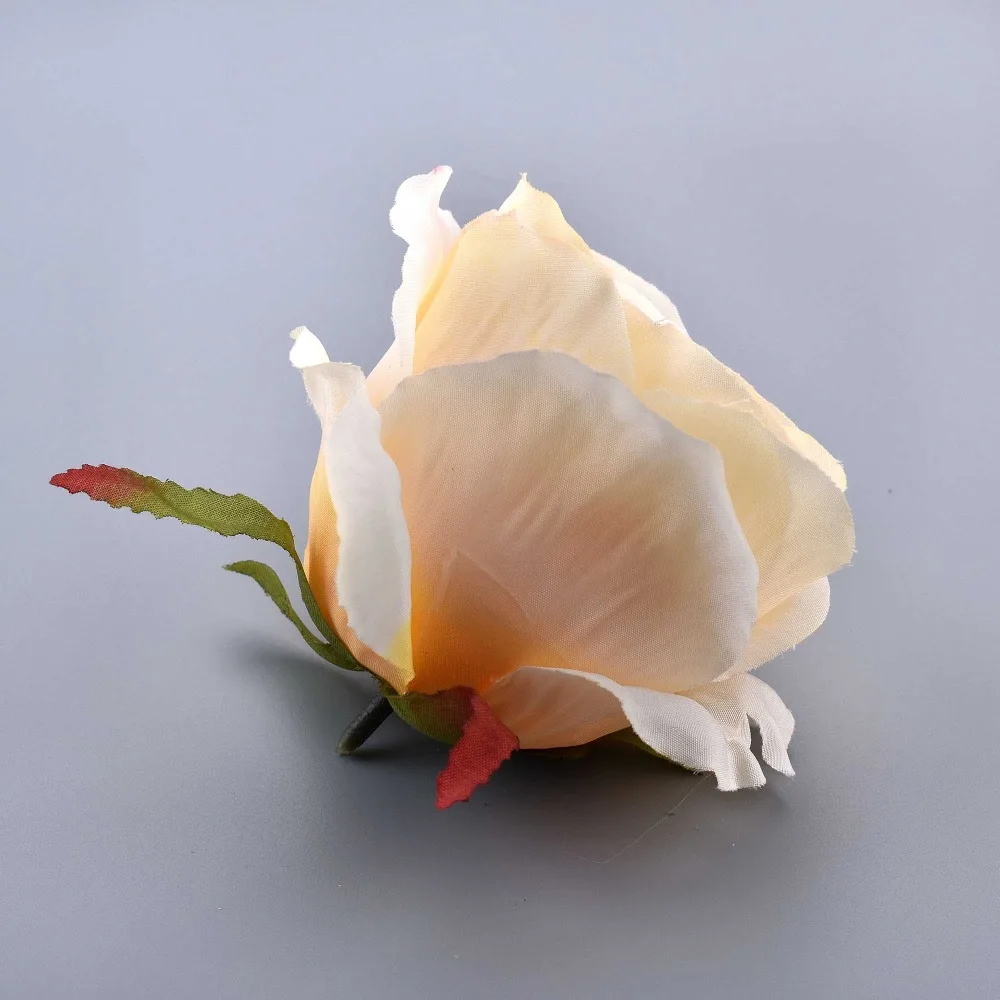 10 шт шелковые цветущие розовые белые розы искусственные цветок голова для украшения свадьбы DIY ВЕНОК подарок Скрапбукинг большой искусственный цветок