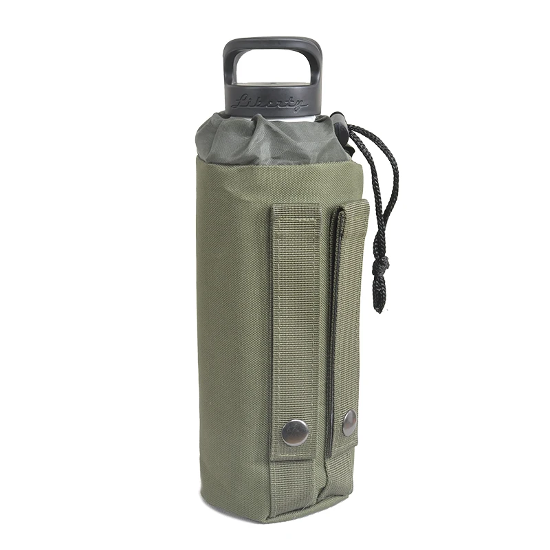 

Outdoor waterbag Tactical Military Molle System Water Bottle Bag Sports Camping Hiking Travel Kits Survival Kettle Pouch Holder