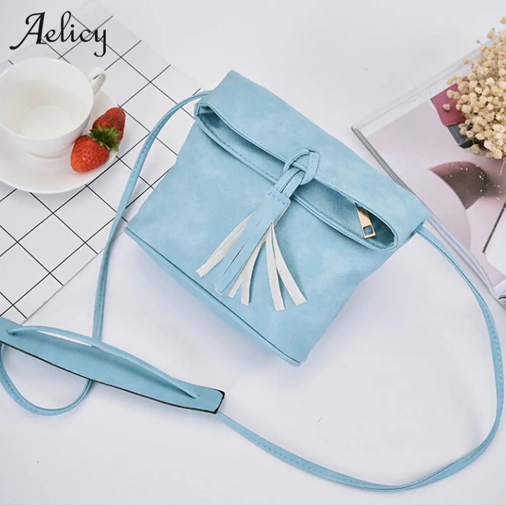Aelicy/модные женские сумочки из искусственной кожи с кисточками Женские кошельки и