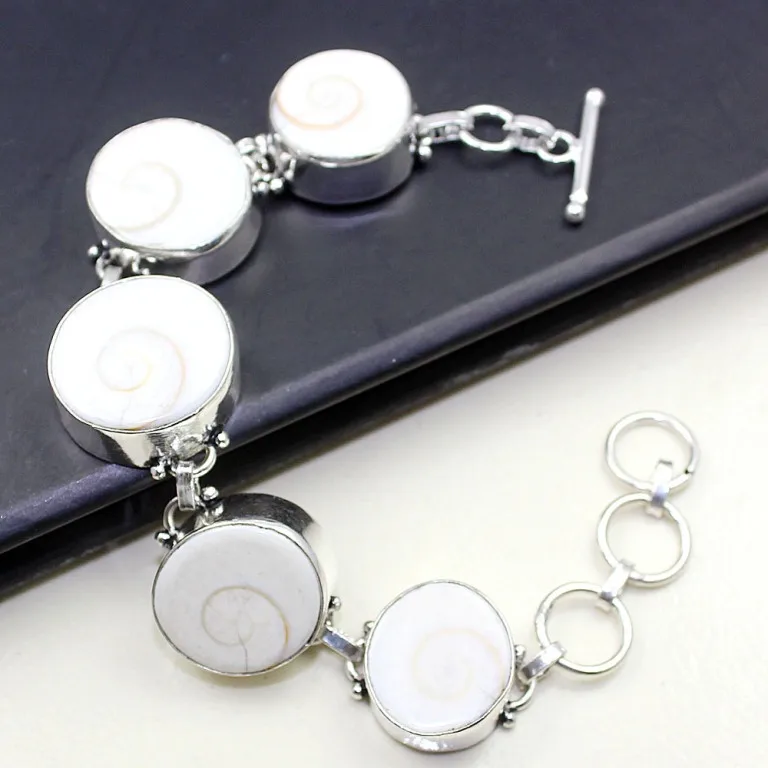

Shivai Bracelet Silver Overlay over Copper , 19.1 cm, B0741