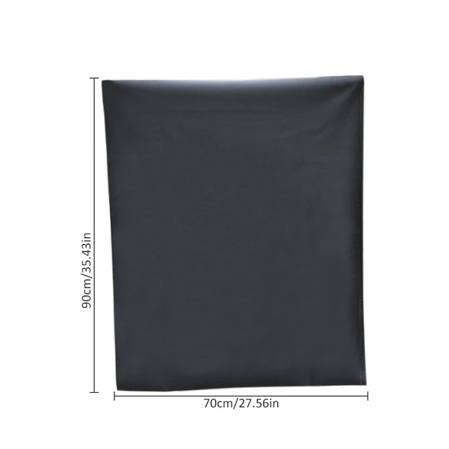 90*70cm Motorcycle Leather Seat Cover Wear-Resistant Universal Motorbike Scooter Electric Car Leather Seat Protector Black -