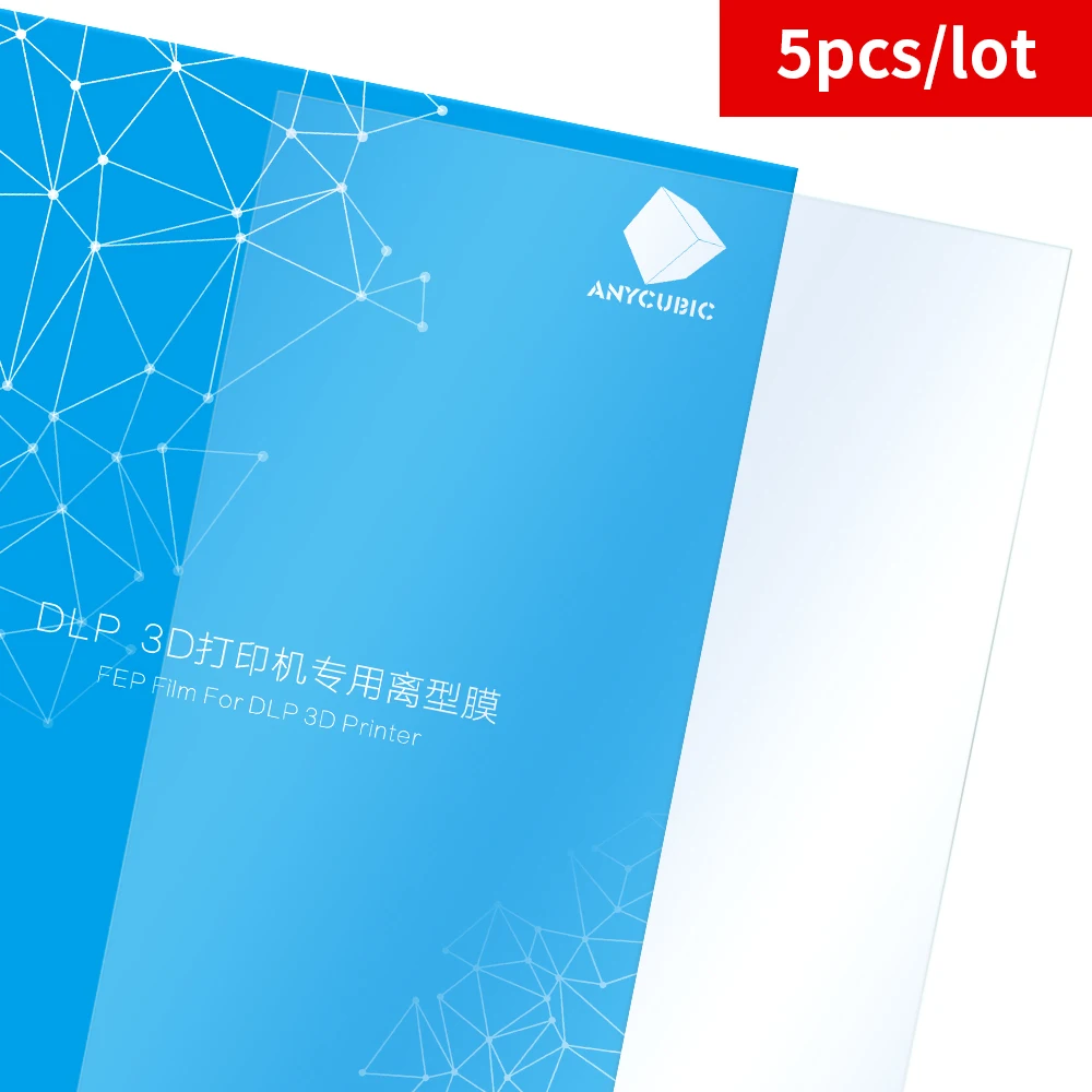 3/5/10 шт./компл. 0,15-0,2 мм фэп изоляцией лист FEP листов пленка 140x200 мм Для Фотон 3D-принтеры 3D-принтеры s impressora filamentos