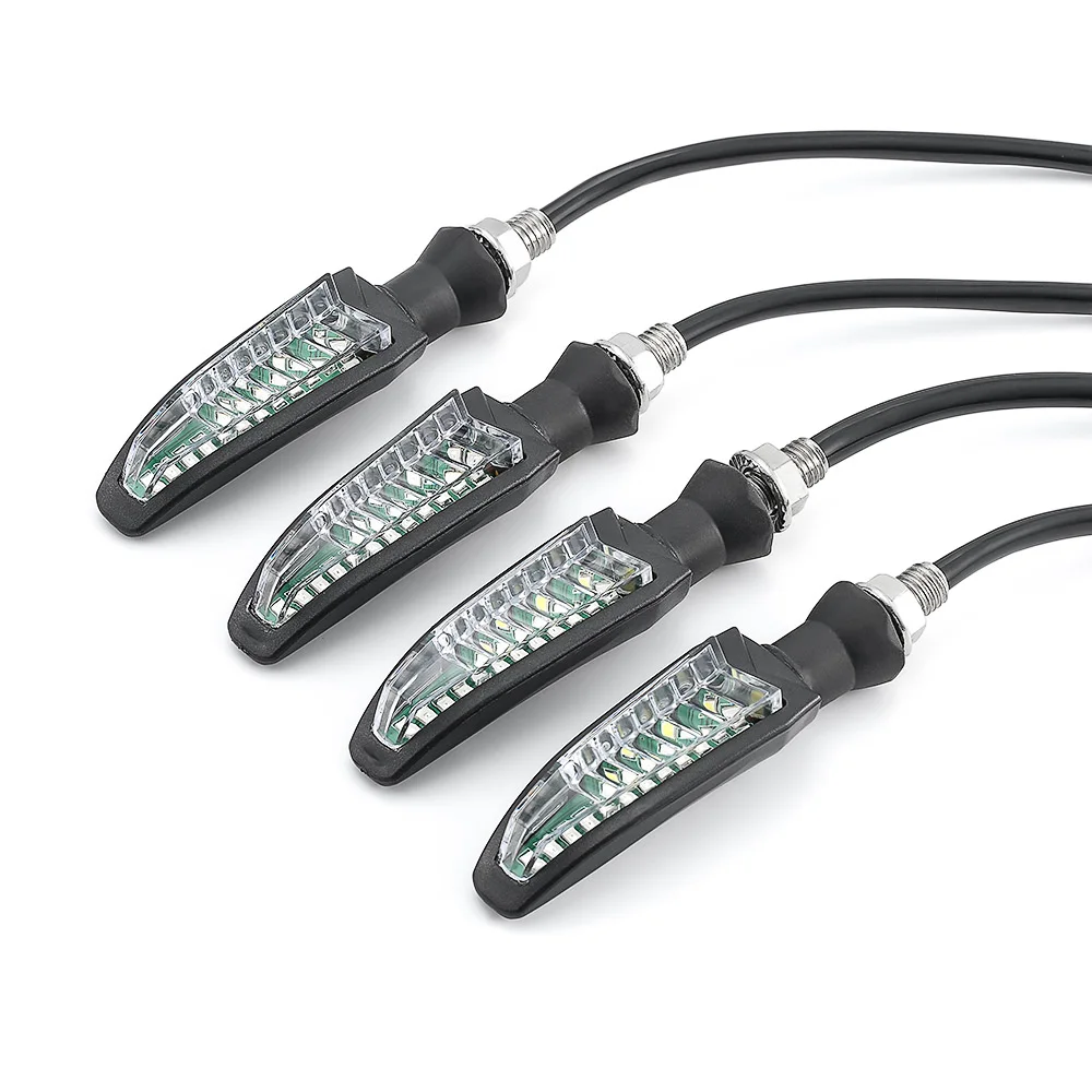 4-pcs-Flowing-Water-Lighting-LED-Motorcycle-Turn-Signal-Light-Red-Brake-Lamp-White-DRL-Indicators