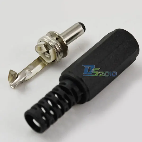 

High QualityNew 3.5mm x 1.3mm DC Power cable Male Plug Connector Adapter Plastic black Head