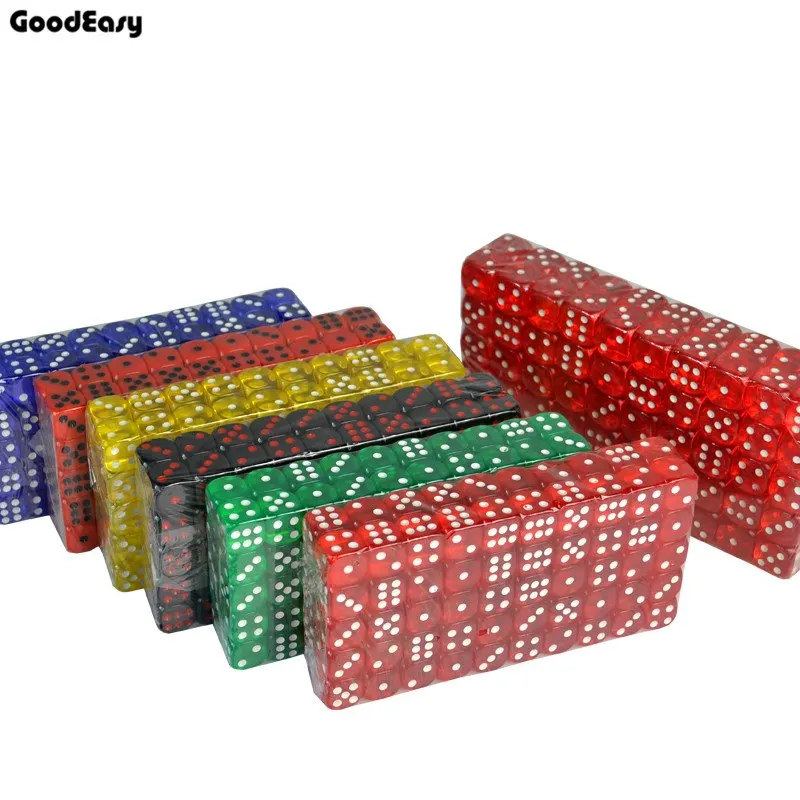 Акриловые трансапрарты цифровые кубики для развлечений азартные игры кости для игры на выпивку казино Техасский покер 6 сторона прозрачные игральные кости набор настольной игры