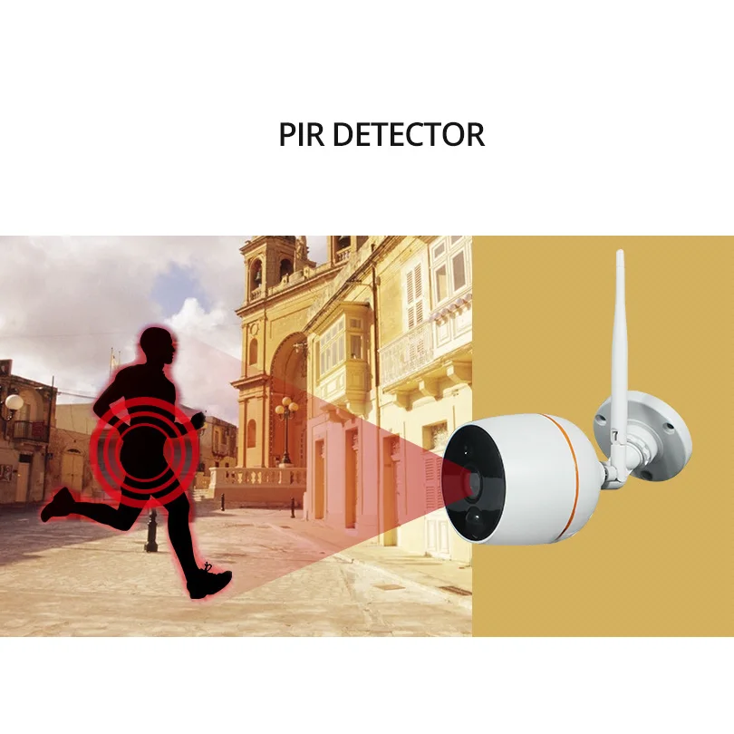  Wetrans Wifi IP Camera HD 1080P PIR Detection Wireless CCTV Camera Two way Audio Home Security Outd
