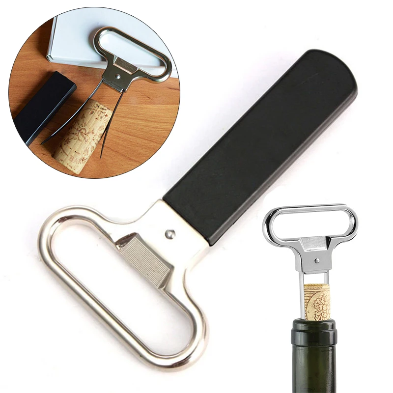 JX-LCLYL Professional Two-prong Red Wine Champagne Ah-so Opener Wine Cork Puller