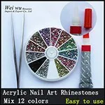 Acryl Nail Art Rhinestones