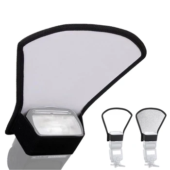 

Mini Flash Diffuser Silver White Reflector for Canon 580EX 600EX Nikon Pentax Yongnuo Sony Viltrox JY-680A JY-680Ch Speedlight