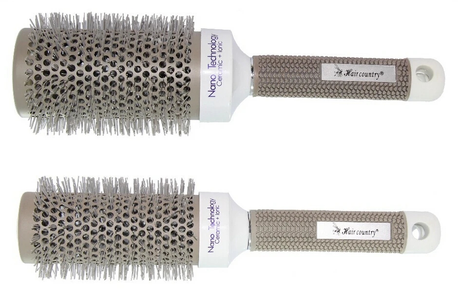 Escova de Cabelo Grátis Shipplong Profissional Cerâmico Iônico Redondo Pente Barbeiro Cabeleireiro Estilo Escovas 5 Tamanhos Barril 3 Beleza e saúde