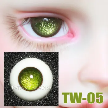 

BJD 14mm 16mm Round Glass Eyes Eyeball BJD doll Doll Reborn Baby Doll makeup for 1/3 1/4 1/6 BJD SD doll accessories TW-05