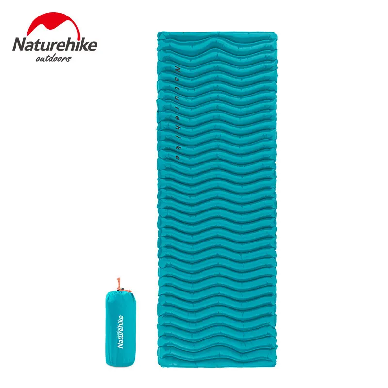 Free Shipping  Naturehike Outdoor Inflatable Cushion Sleeping Bag Mat Fast Filling Air Moistureproof Camping Mat S