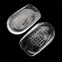 2 шт половинные стельки для обуви, силиконовые гелевые подушечки для ухода за ногами, эластичная заплатка