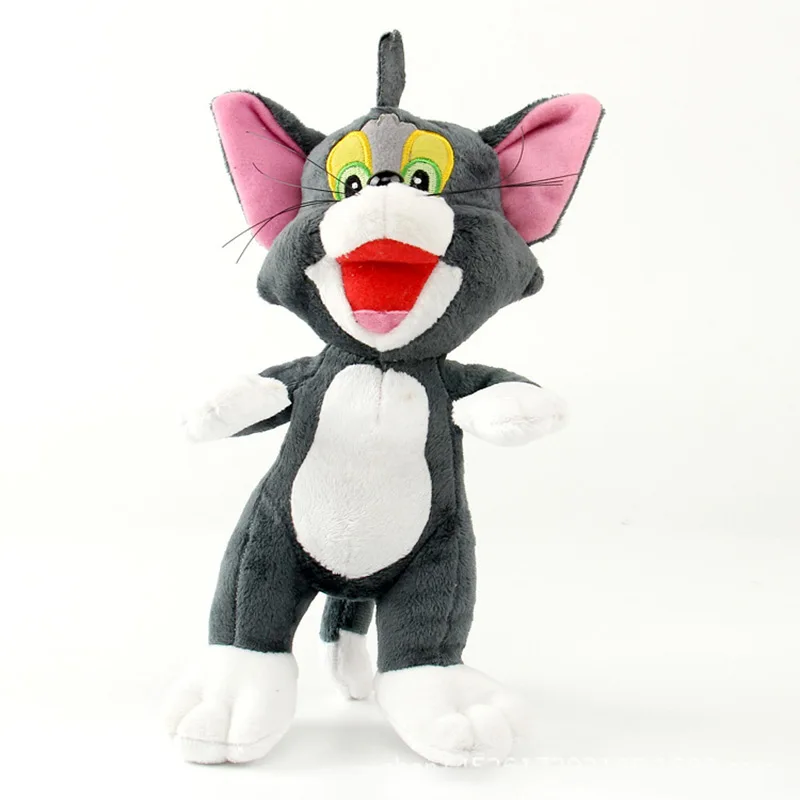 24 cm Jerry Mouse Anime muñeca suave Peluche gato Tom y ratón niños juguetes para niños